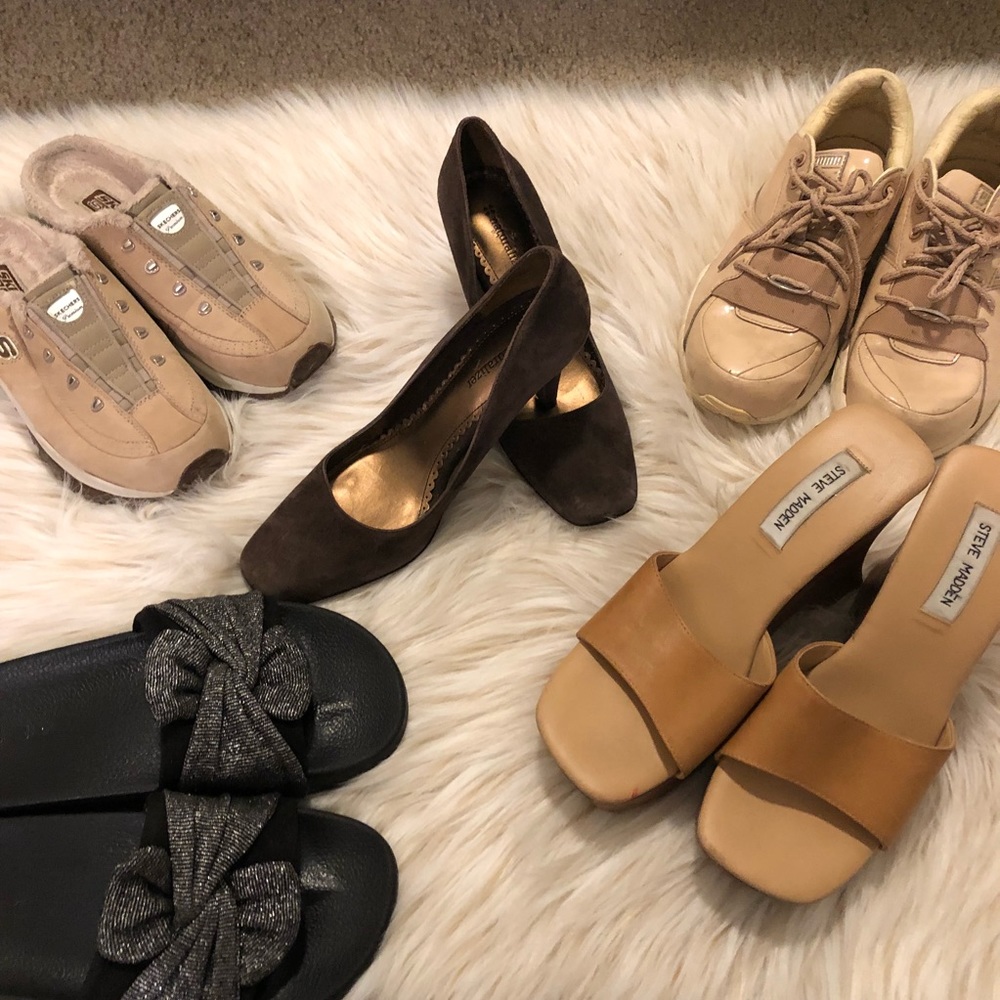 Sketchers, Bebe, Puma, Steve Madden & Naturalizer